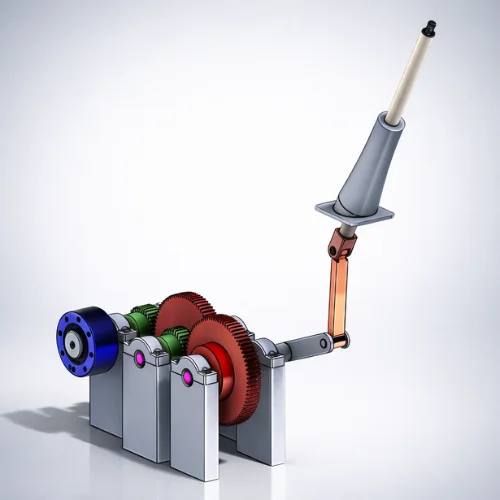 Gear and Linkage Mechanism